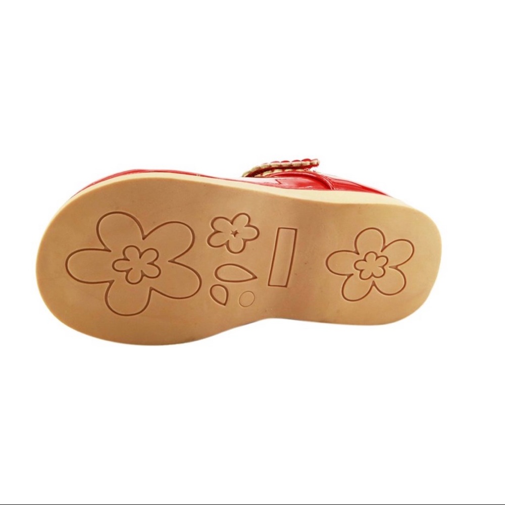 The Doll Maker Girl's Red Mary Jane Dress Shoes - Picture 6 of 6